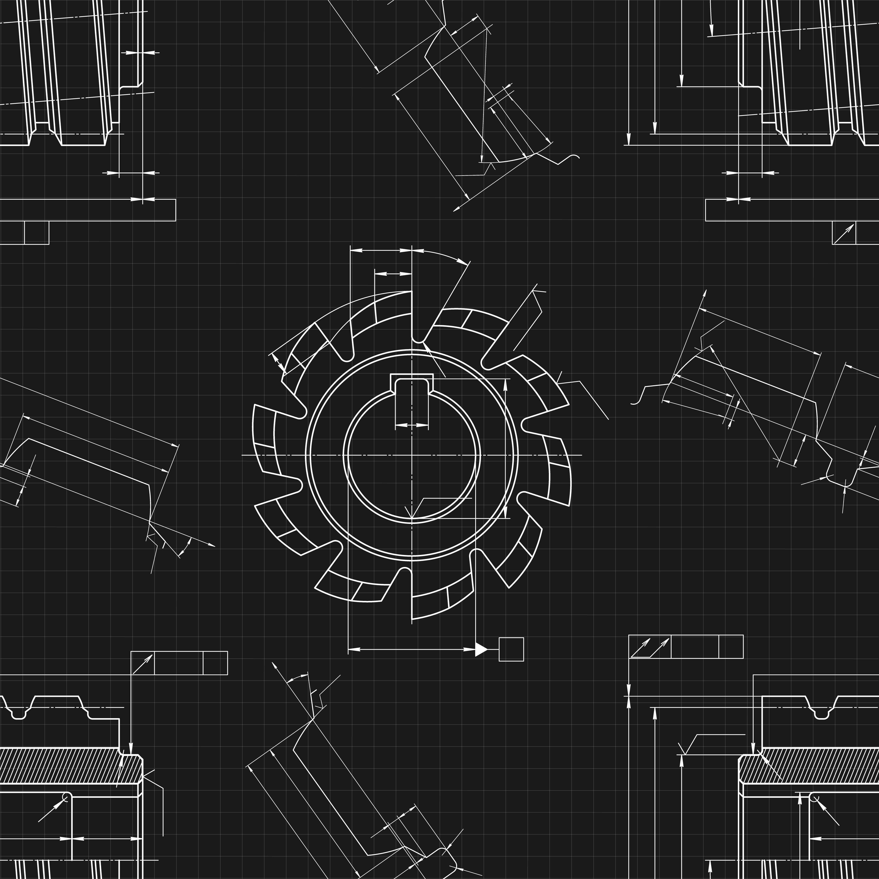 Grafik einer CAD Datei